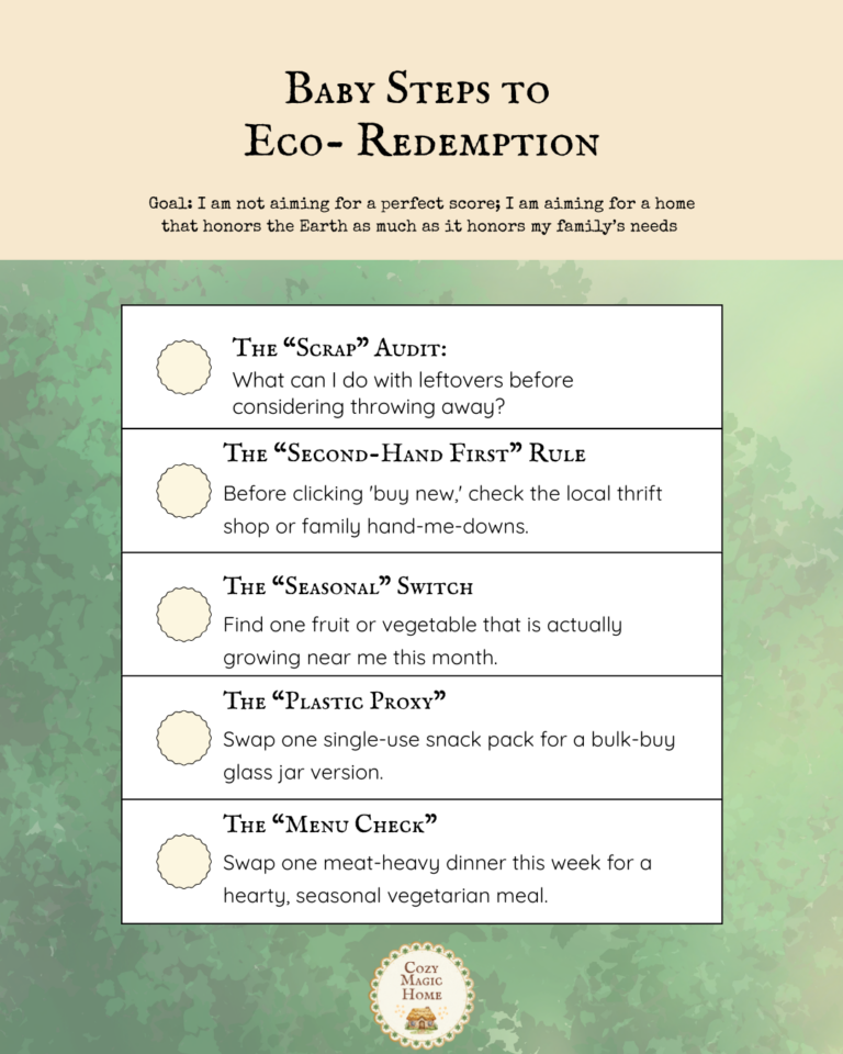 The Alchemist’s Redemption: Turning My Carbon Footprint into Hearth Magic